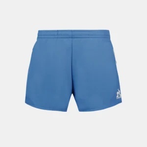 Short Vintage Le Coq Sportif Polyamide Bleu – Taille 85 – Années 80