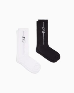 Calcetines EA7 Tennis Pro Negro/Blanco