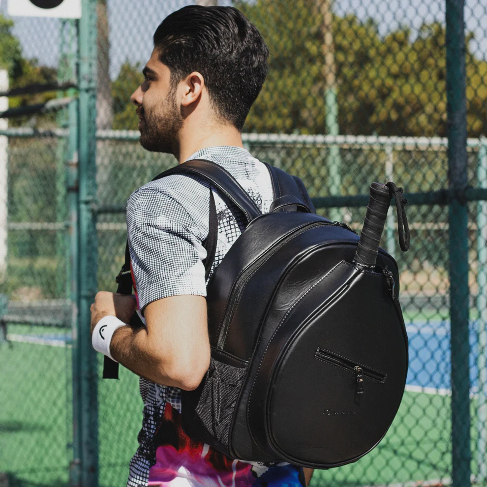 Mochila Lucía Calderón Padel Negra - Imagen 2
