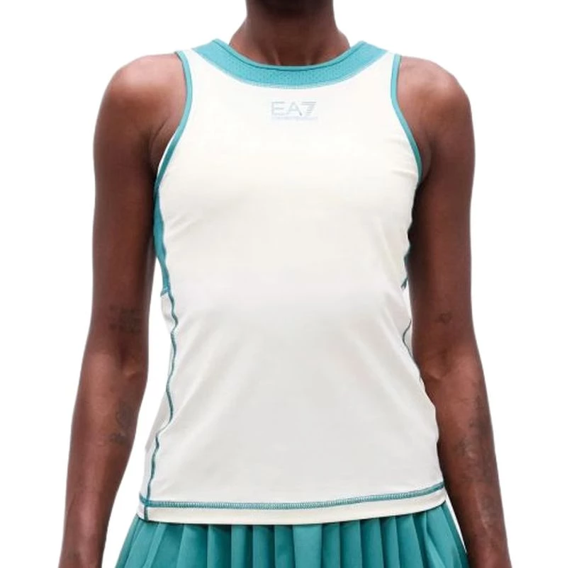 Top Mujer EA7 Tennis Pro Ventus7 Hydro/Tofu - Imagen 2