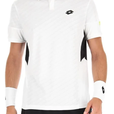 Polo Lotto Tech Blanco Brillante