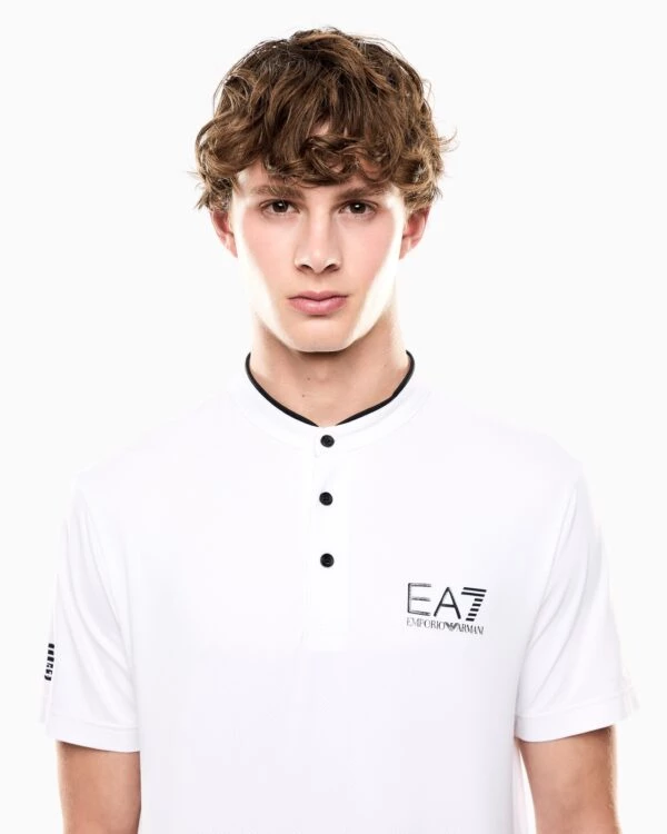 Playera Hombre EA7 VENTUS7 SERAFINO Blanco - Imagen 2