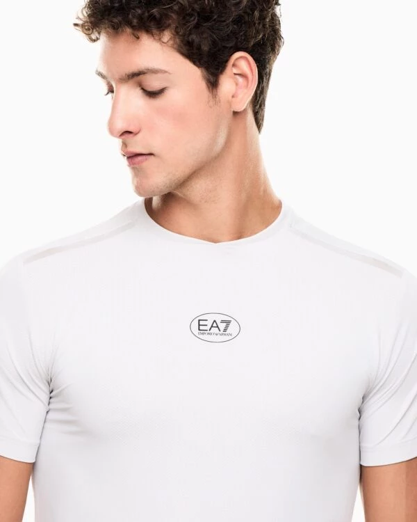 Playera Hombre EA7 TENNIS PRO Blanco - Imagen 3