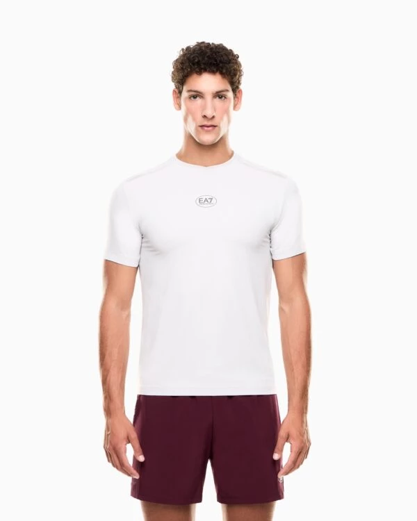 Playera Hombre EA7 TENNIS PRO Blanco - Imagen 2