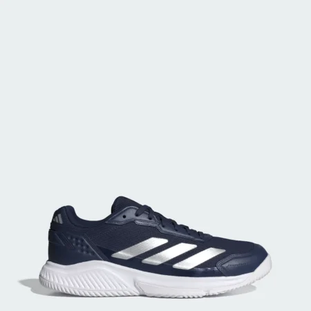Calzado Adidas Courtquick Azul y Plata