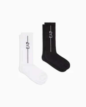 Calcetines EA7 Tennis Pro Negro/Blanco