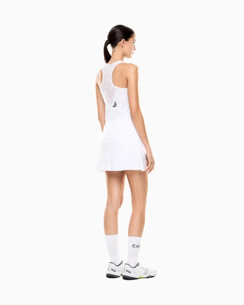 Vestido EA7 tennis Pro Ventus7 Blanco - Imagen 3