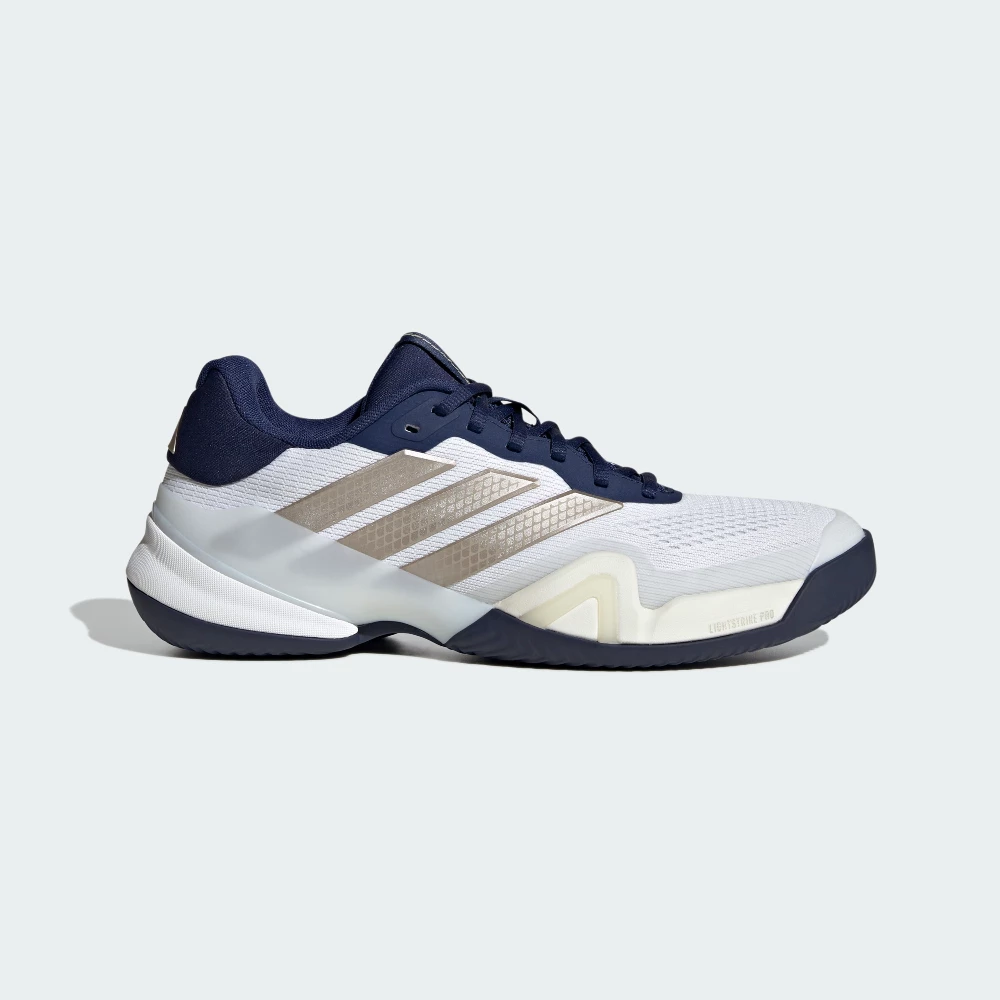 Calzado Adidas Barricade 14 Arcilla Blanco y Azul