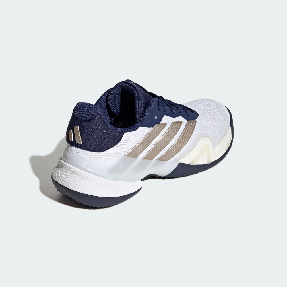 Calzado Adidas Barricade 14 Arcilla Blanco y Azul - Imagen 6