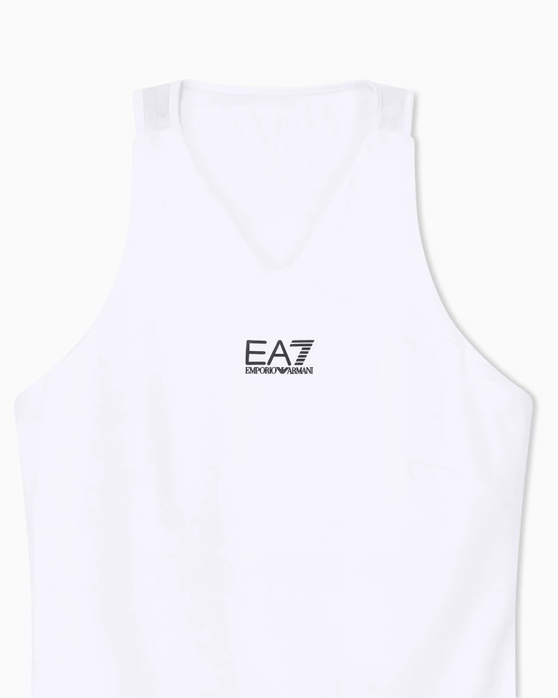 Vestido EA7 tennis Pro Ventus7 Blanco - Imagen 2