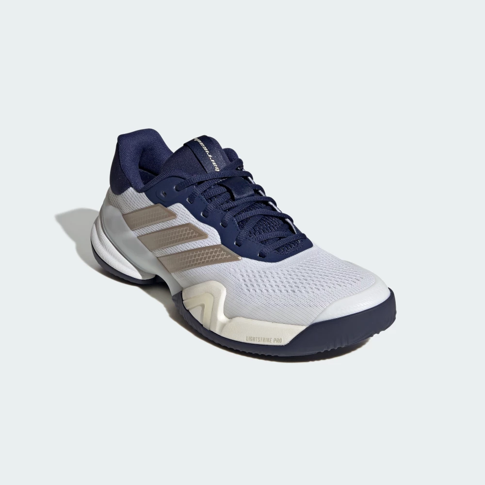 Calzado Adidas Barricade 14 Arcilla Blanco y Azul - Imagen 7